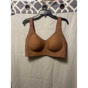 NEW Shecurve Comfortable Wireless Full Coverage Jelly Smoothing Bra Coffee 3XL